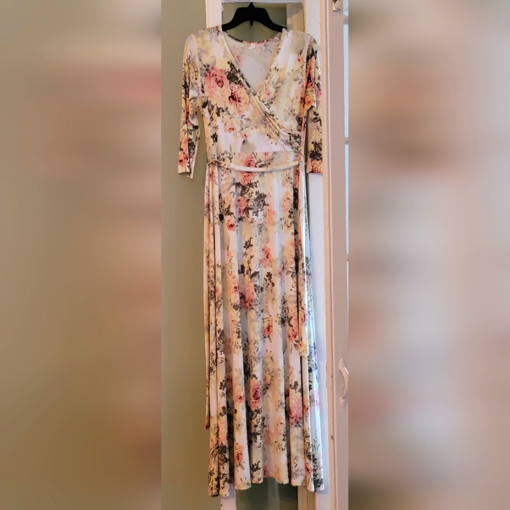 Pink Blush Maternity Dress